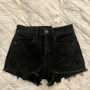 American Eagle Hi-rise Lace Shortie - 00
